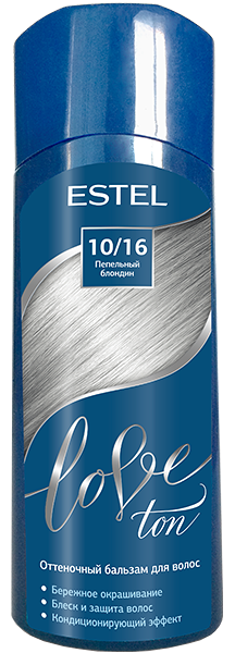 Бальзам оттеночный для волос Estel Love ton оттенок 10/16 Пепельный блондин