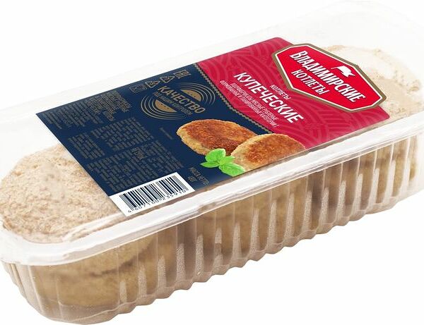 Котлеты Владимирские Котлеты Купеческие рубленые замороженные 480г