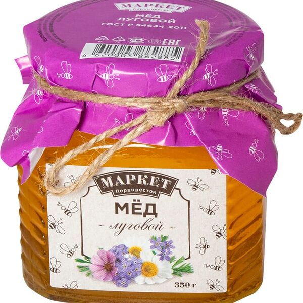 Мед Маркет Перекресток Луговой 350г