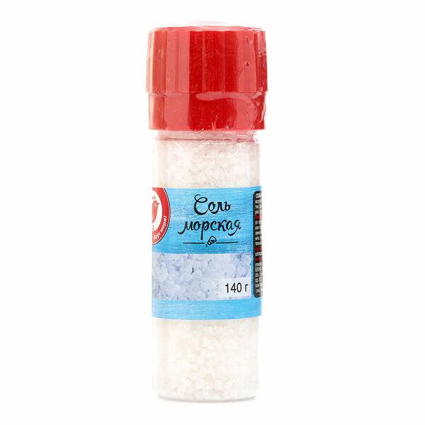 Соль пищевая АШАН Красная птица морская помол 3