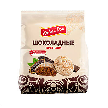 Пряники Хлебный дом шоколадные
