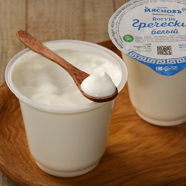 Йогурт греческий 4,6% МясновЪ Ферма от КуулКлевер 300 г