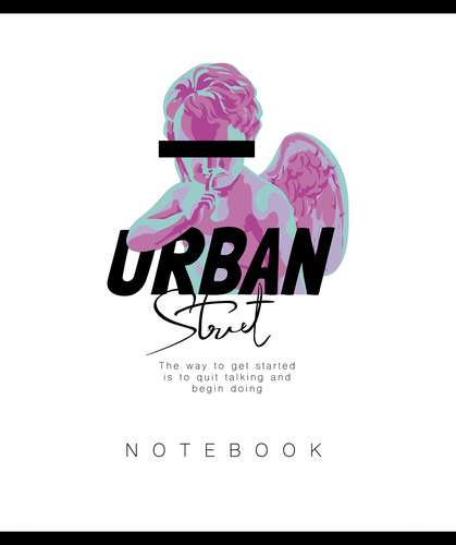 

Тетрадь ПЗБМ A4 Урбан, скрепка, клетка 80л, в ассортименте