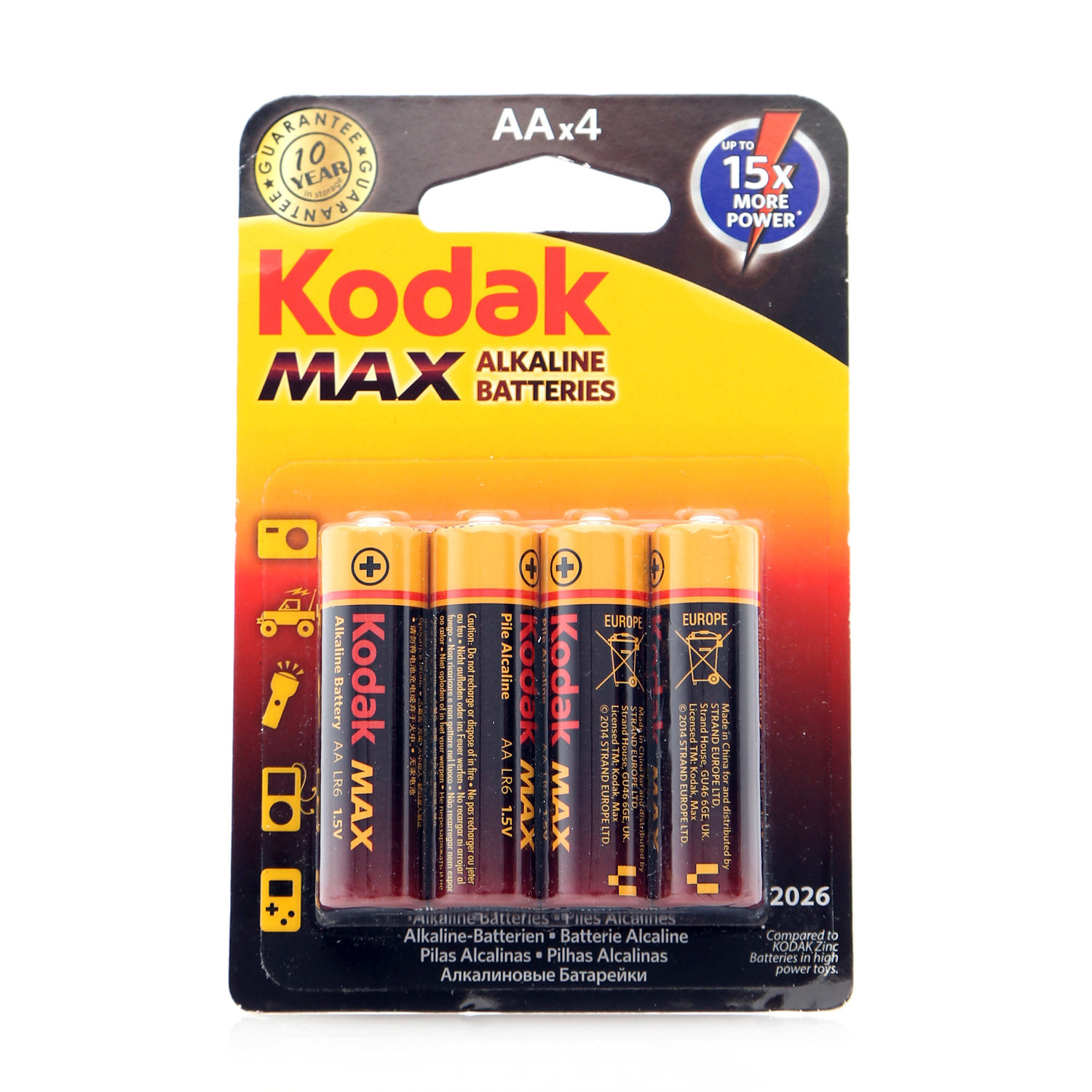 

Батарейки Kodak Max AA 4 шт.