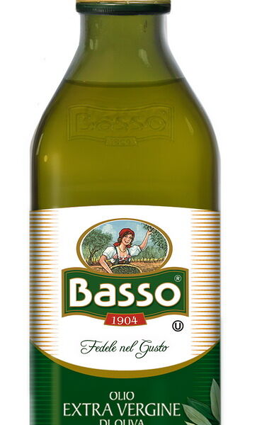 Оливковое масло нерафинированное  Extra Virgin BASSO 0,5л ст/бут