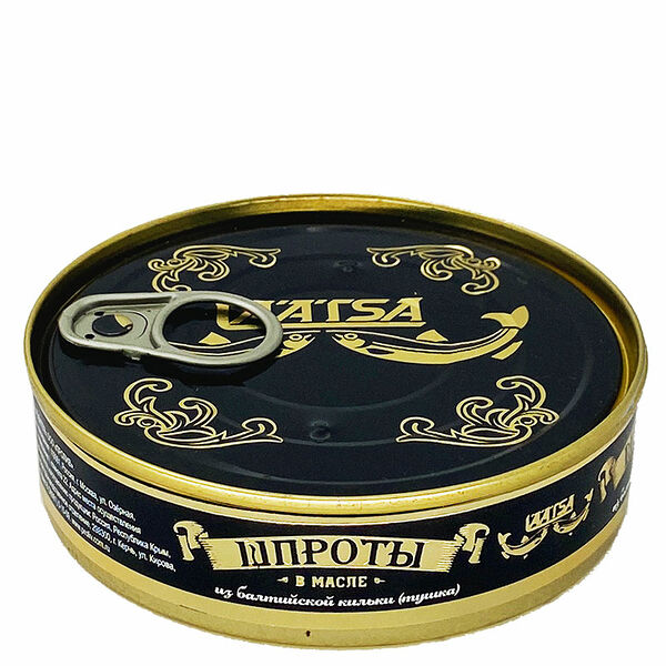 Шпроты в масле из балтийской кильки Laatsa, 160 г