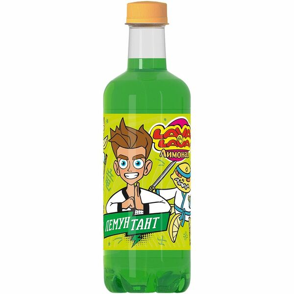Напиток безалкогольный Lava Lava Лемунтант со вкусом лимона сильногазированный 0.5л