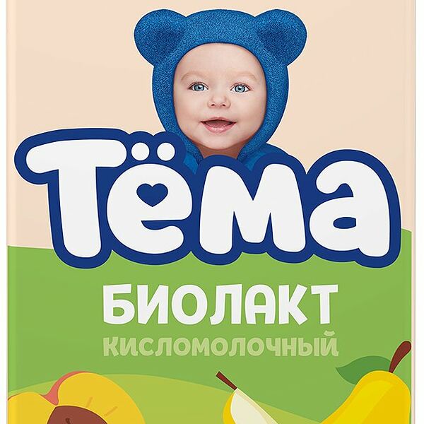 Биолакт Тёма Персик-Груша 3%