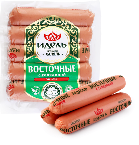 

Сосиски Идель Восточные с говядиной Халяль 500 г