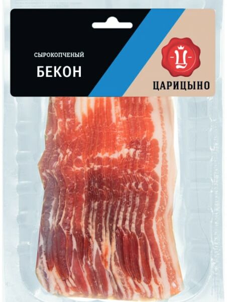 Бекон Царицыно сырокопченый нарезка 150г