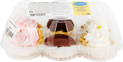 

Набор пирожных КАРАТ ПЛЮС Кроха, 120г