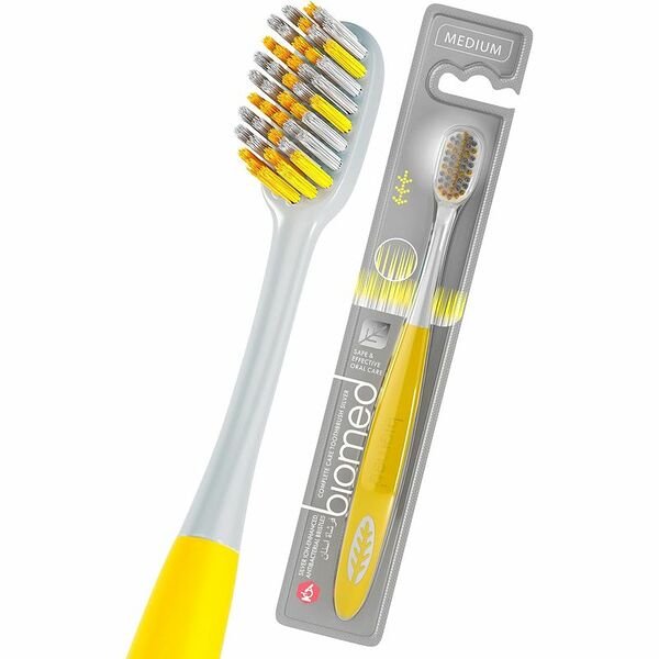 Зубная щетка Biomed Silver средней жесткости цвет в ассортименте