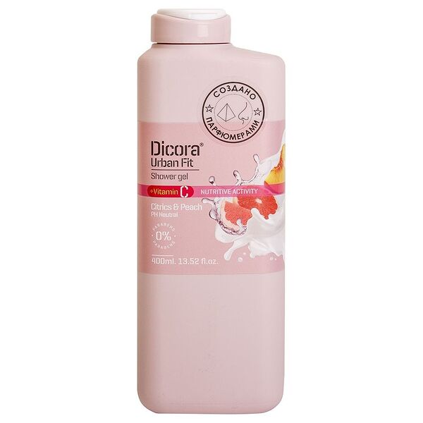 Гель для душа Dicora Urban fit Citrics & peach 400 мл