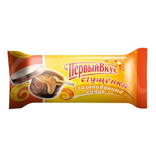 Сырок Первый Вкус 18% 40гр Сгущенка Глазированный