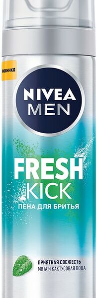 Пена для бритья NIVEA MEN Fresh Kick 200мл