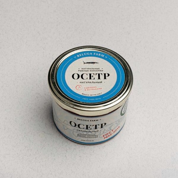 Консервы Осетр натуральный