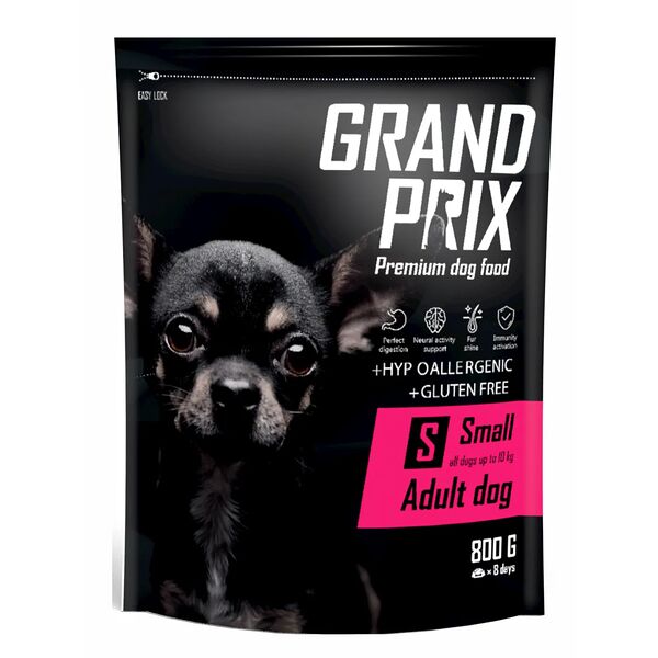 Корм для собак мелких и миниатюрных пород Grand Prix Adult Small