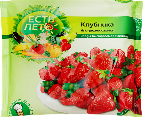 

Клубника замороженная Есть Лето, 300г