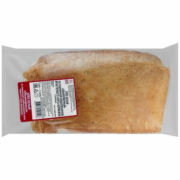 Хлеб пшеничный Первый хлеб Обыкновенный белый 