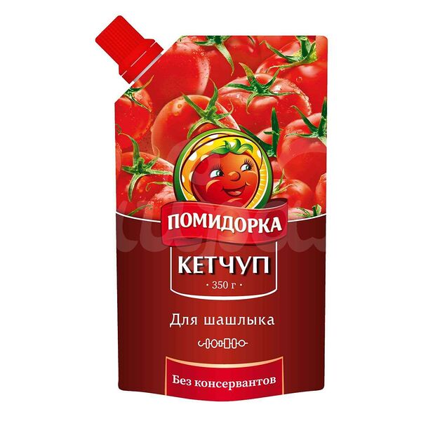 Кетчуп Помидорка 350гр для Шашлыка дой-пак