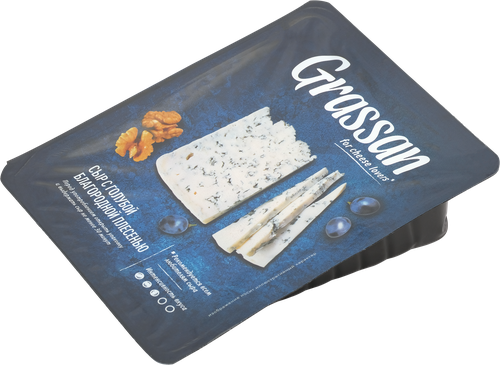 

Сыр Grassan с голубой благородной плесенью 50% 100г