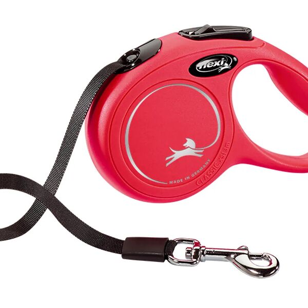 Flexi рулетка New Classic для собак до 12 кг (3 м лента) XS, Красный
