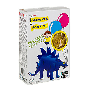 Макаронные изделия Odri Вермишель из амарантовой муки (без глютена) 200г, Россия