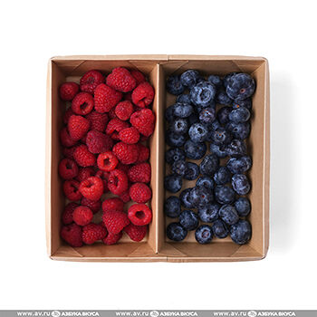 Ягодный микс (голубика, малина) 400г