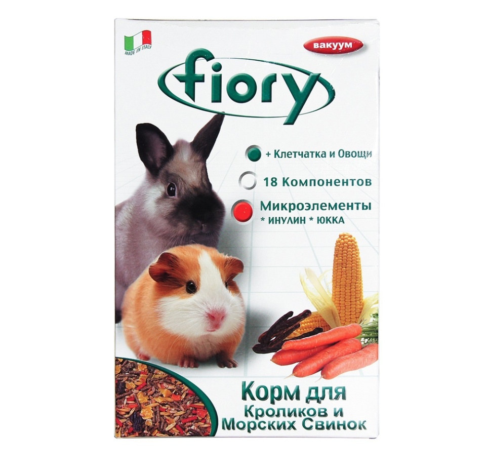 

Корм Fiory Conigli e cavie для морских свинок и кроликов 850 г