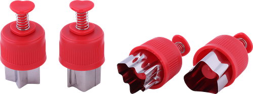 Набор форм для печенья HOMECLUB Festive, с прессом, нержавеющая сталь, пластик, в ассортименте, Арт. PS-NC3, 4шт