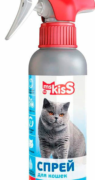 Спрей для кошек Ms Kiss Отучает гадить, 200 мл