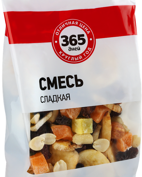 Смесь фруктово-ореховая 365 ДНЕЙ Сладкая