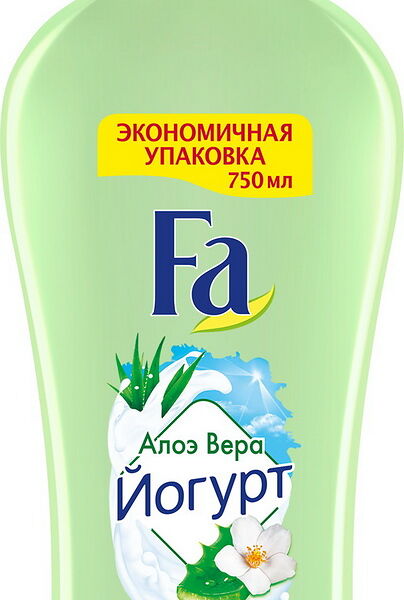 Гель д/душа FA YOUGHURT Алоэ Вера, 750 мл