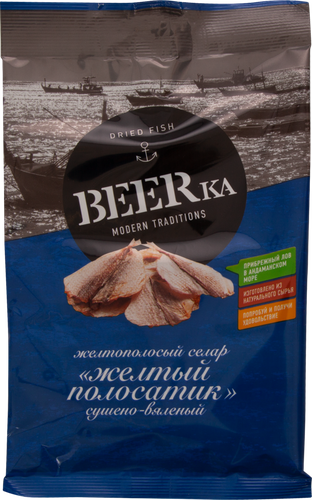 

Желтый полосатик BEERka сушеный 40 г