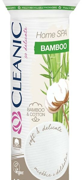 Ватные диски Cleanic Home Spa Bamboo гигиенические 100шт