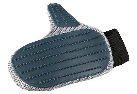 Рукавица для животных для ухода за шерстью 18х24см