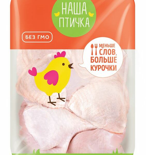 Набор из мяса цыплёнка бройлера Наша Птичка для чахохбили охлаждённый вес