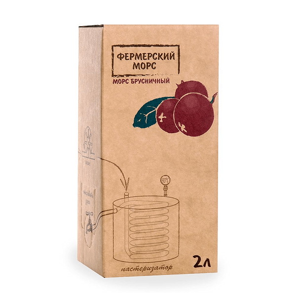 Морс брусничный «Фермерский» от Ярослава Звягина