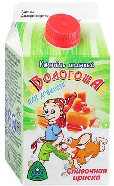 

Молочный коктейль Вологоша сливочная ириска 2.5%