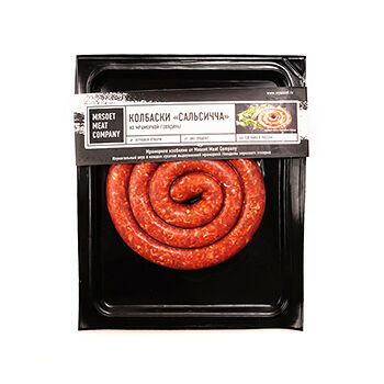 Колбаски Сальсичча из мраморной говядины MЯSOET MEAT COMPANY 320г, Россия