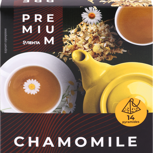 Напиток чайный ЛЕНТА PREMIUM Ромашка, 14пак