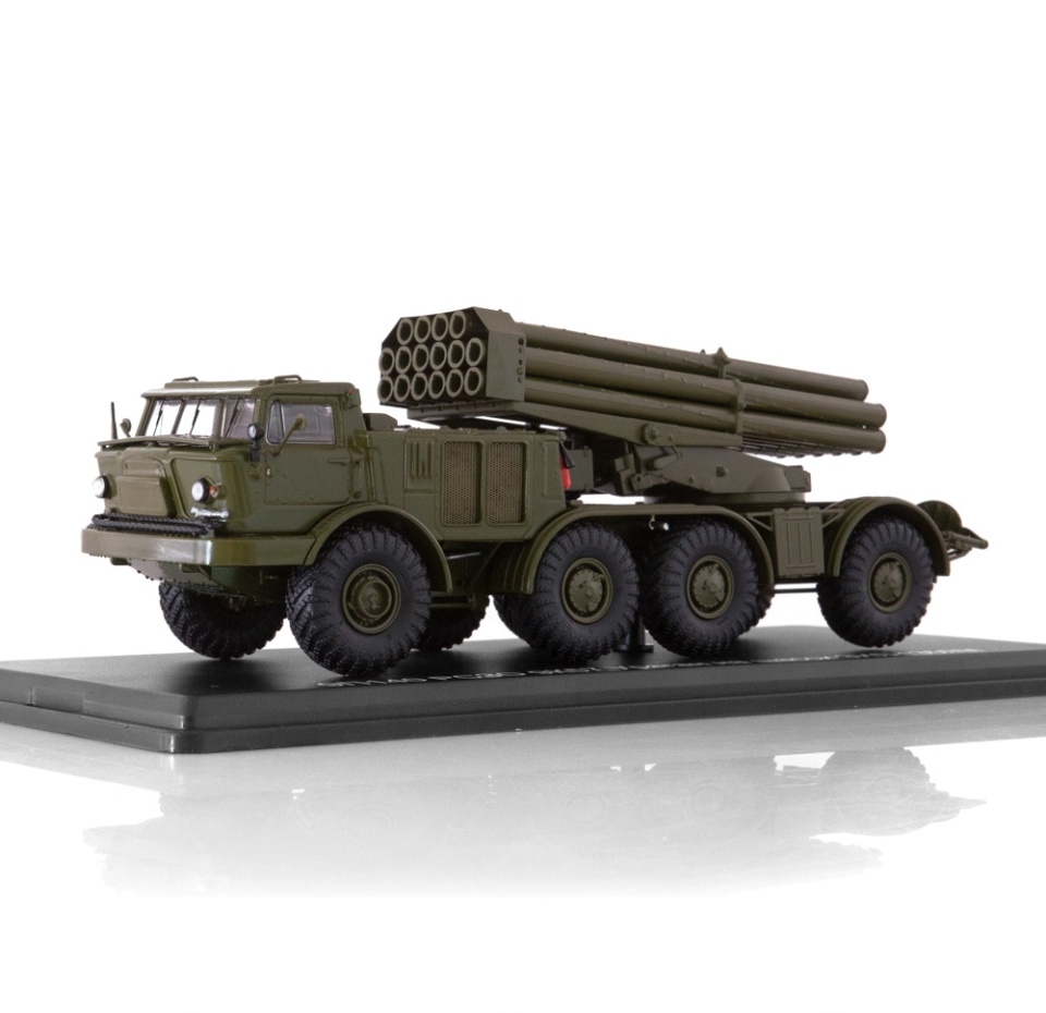 

Модель коллекционная SSM 1:43 — 9П140 РСЗО 9К57 Ураган на шасси ЗИЛ-135ЛМ