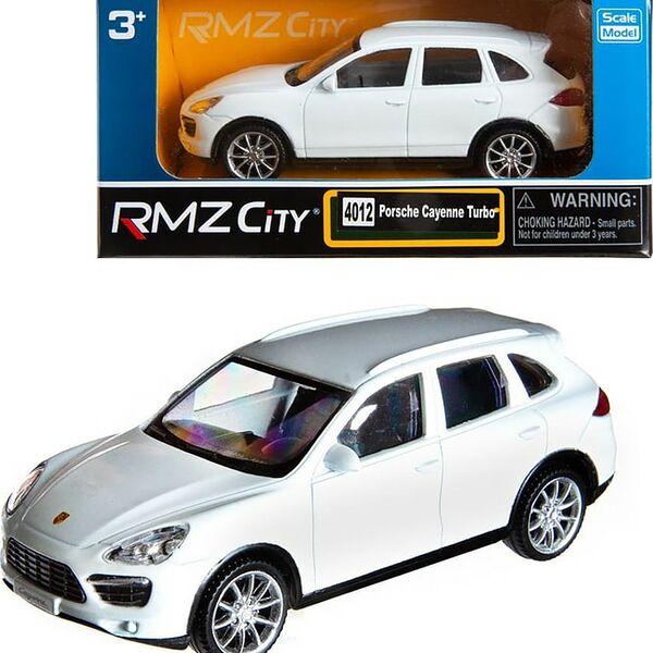 Игрушка RMZ City Машинка Porsche cayenne turbo белая