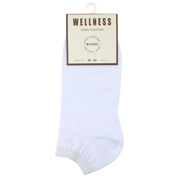 Носки WELLNESS CASUAL цвет белый/1001 размер 39-42 WELLNESS Россия