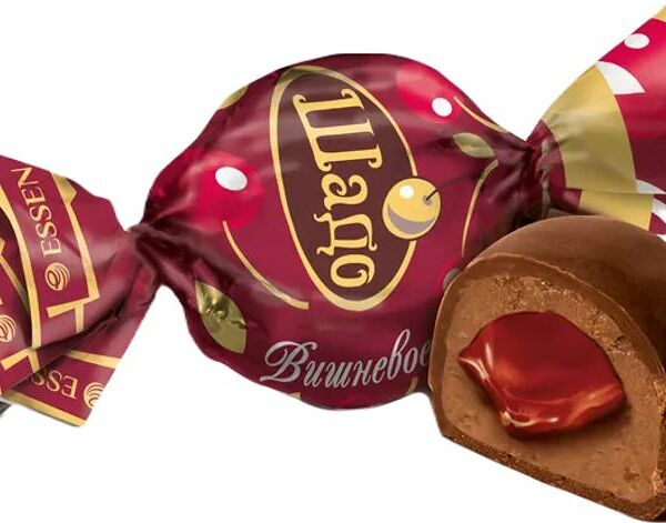 Конфеты ESSEN Шадо вишневое с желейной начинкой вес 