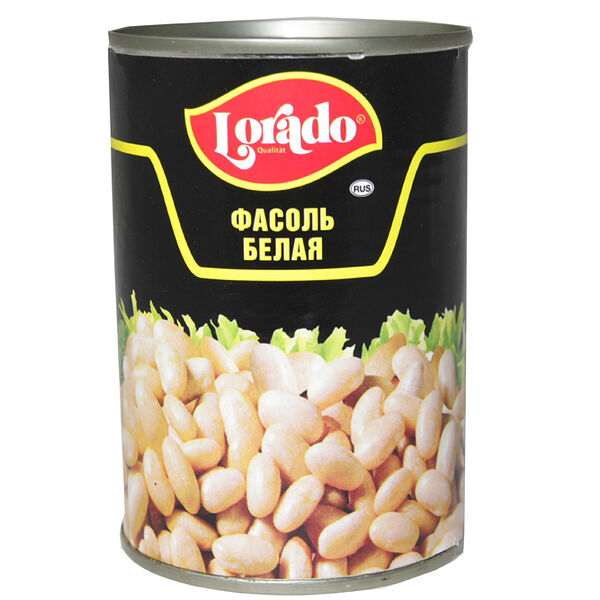 Фасоль белая Лорадо ж/б 400г Лорадо