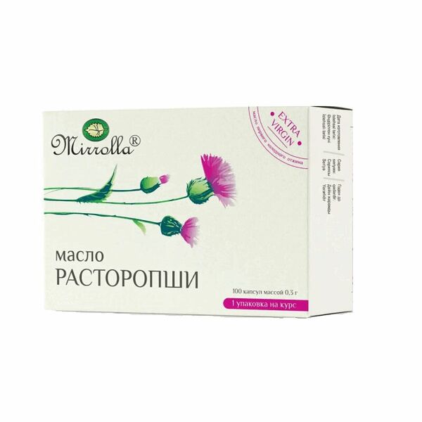 Mirrolla Масло расторопши капсулы 100 шт