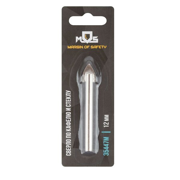 Сверло по кафелю и стеклу, 12 мм