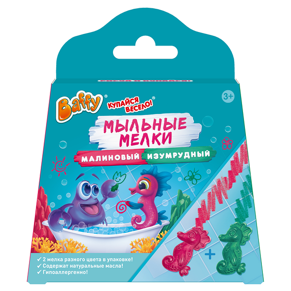 Мелок мыльный Baffy цвет в ассортименте, 24 г