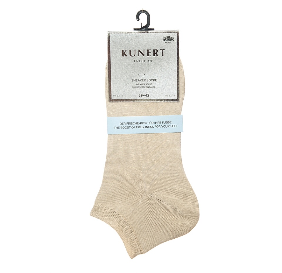 

Носки мужские Kunert fresh up укороченные цвет бежевый/белый размер 1 Kunert Германия